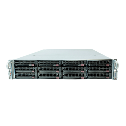 Сервер Supermicro SYS-6027R CSE-826 noCPU X9DRI-LN4F+ 24хDDR3 softRaid IPMI 2х920W PSU Ethernet 4х1Gb/s 12х3,5" EXP SAS3-826EL1 FCLGA2011